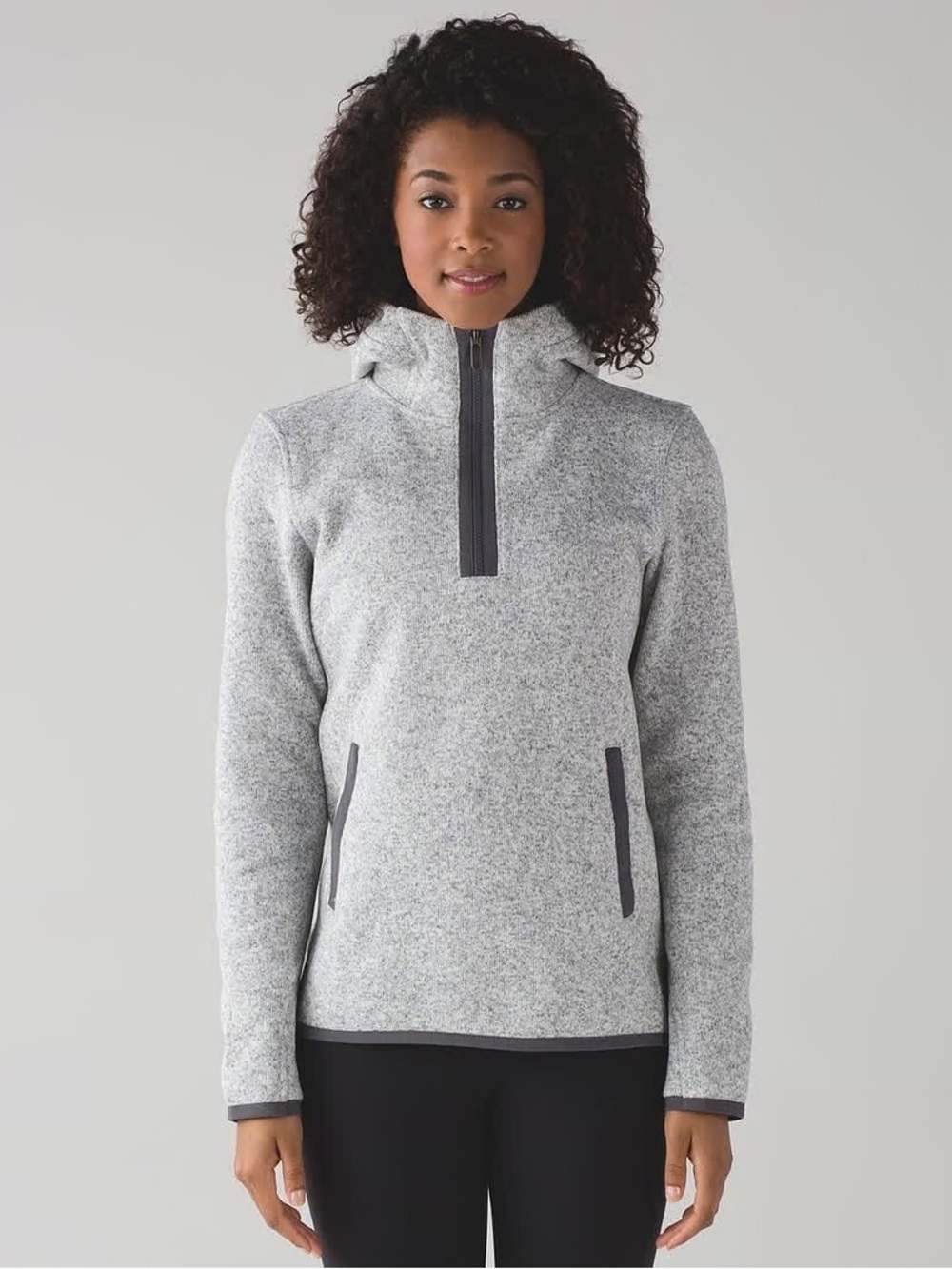 Lululemon It’s Fleecing Cold Pullover Sweater Hoodie 🩶🤍